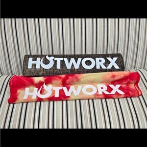 HOTWORX Tie-Dye and Black Headbands